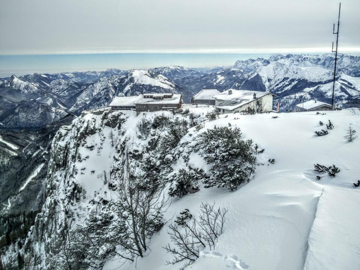 Villa Almhaus Dachsteinblick am Feuerkogel Ebensee Exterior foto